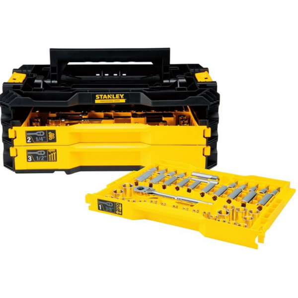 Bau 3 Gavetas c/ Jogo de Ferramentas 203pcs STMT17993-LA Stanley